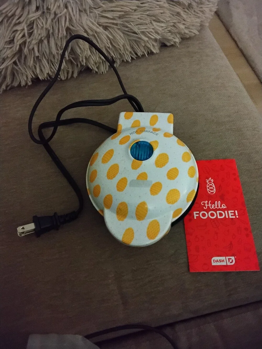 New In Box MINI WAFFLE MAKER, With Instruction booklet